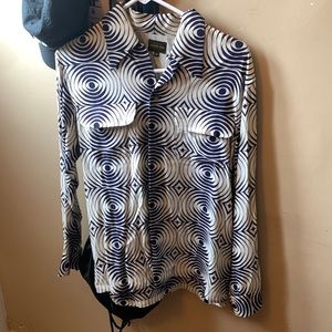 The Groovin high LS , size medium colors dark purple or dark blue with cream